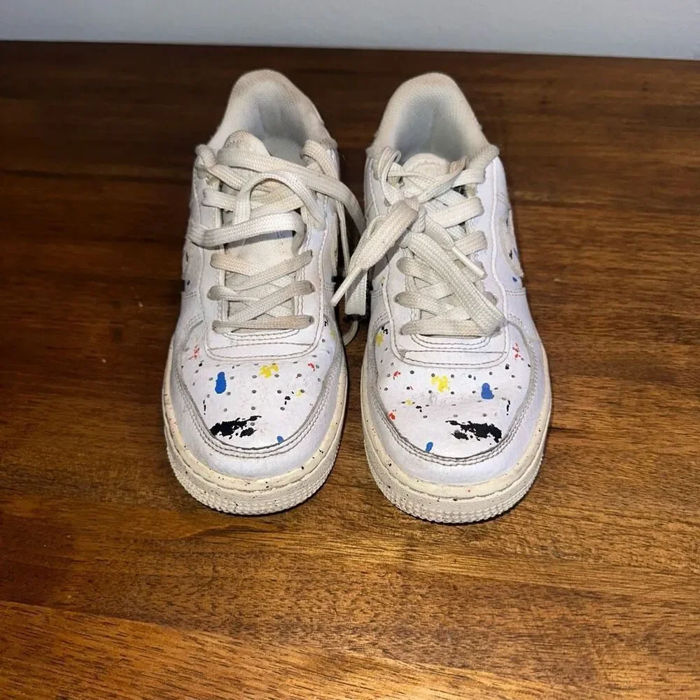 Nike Air Force 1 Paint Splatter Sneakers